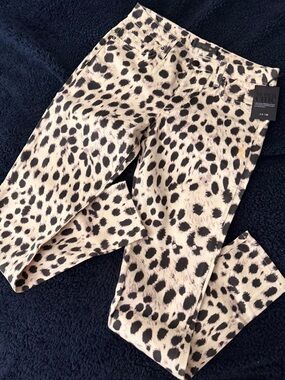 Joe's Jeans Black Spotted Skinny Jeans on Cream